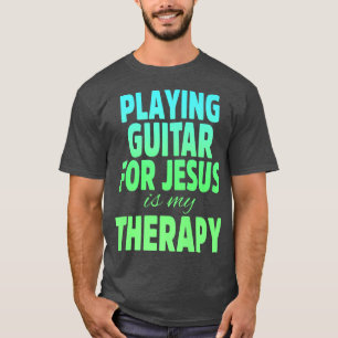 T-shirt Église chrétienne guitariste adoration Guitare Jou