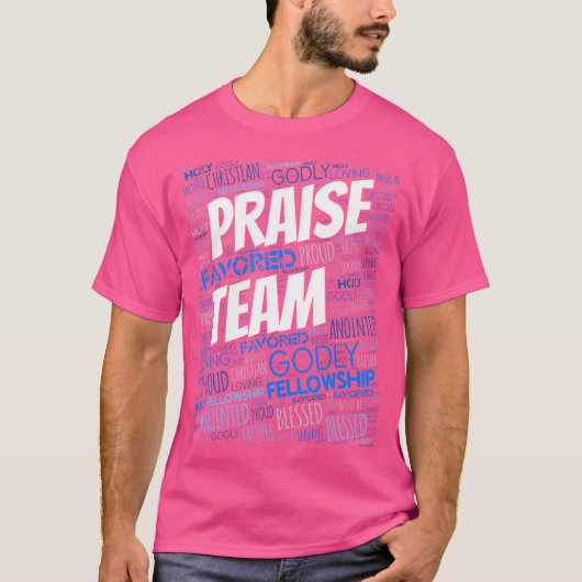 T-shirt Église de l'équipe de louanges (Devant)