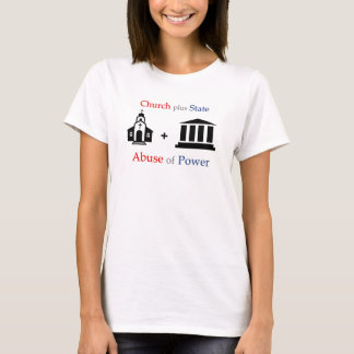 T-shirt Église de TLT + État = abus de pouvoir v1.1