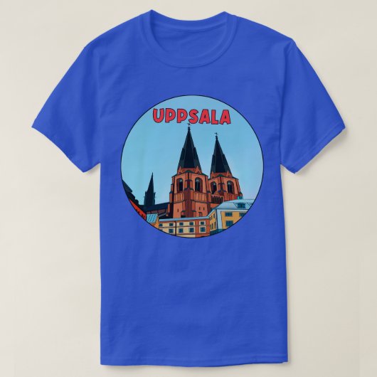 T-shirt Église d'Uppsala (Design devant)