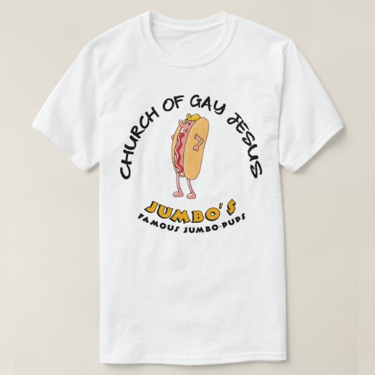 T-shirt Eglise Gay Jésus sans honte (Design devant)