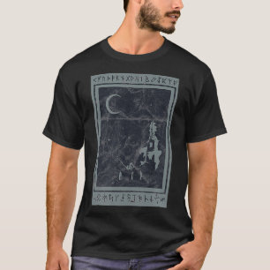 T-shirt Église Occulte Burning Antichrist Gothique Satan D