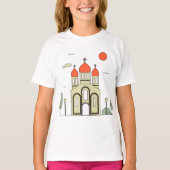 T-shirt Église orthodoxe minimaliste russe (Devant)