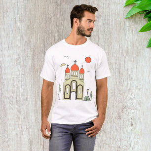 T-shirt Église orthodoxe minimaliste russe