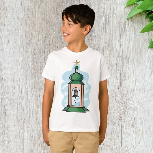 T-shirt Église rustique orthodoxe clocher
