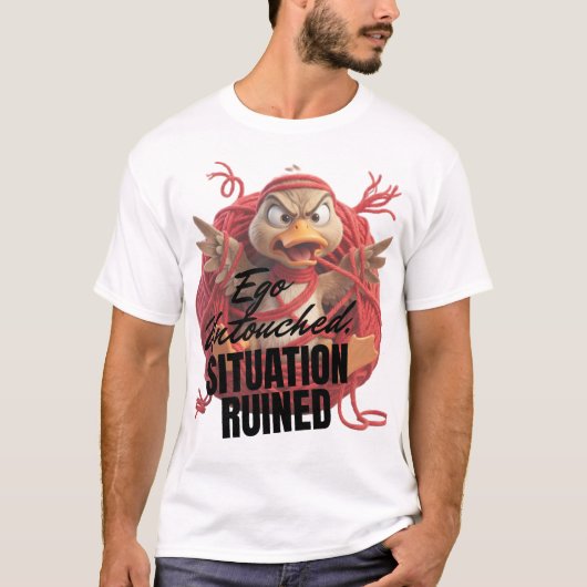 T-shirt Ego Intact, Situation Gâchée (Devant)
