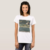 T-shirt Egon Schiele casas junto al rio ciudad vieja. (Devant entier)