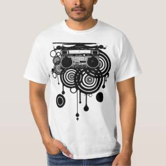 T-shirt Égouttement par radio
