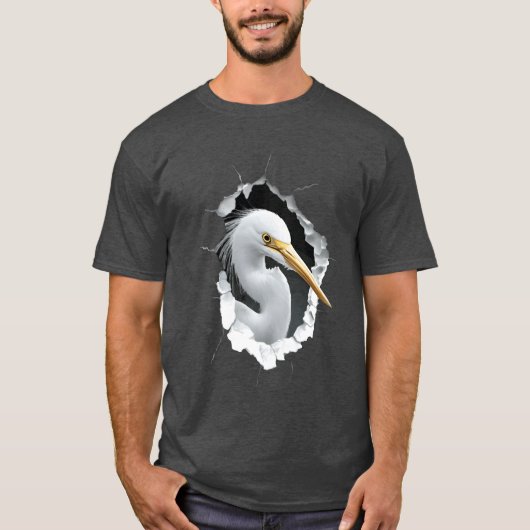T-shirt Egret Bird amis (Devant)