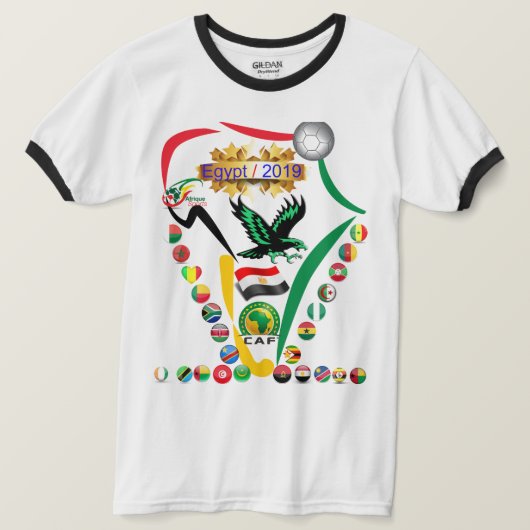 T-shirt Egypt 2019 africa cup (Design devant)