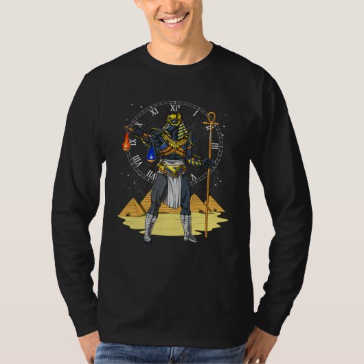 T-shirt Egypt Pharaoh Temple Culture Gods (Devant)