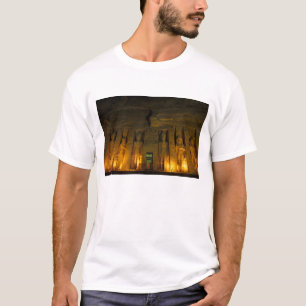 T-shirt Égypte, Abu Simbel, Façade éclairée du petit