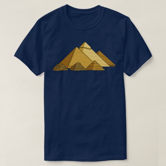 T-shirt Égypte ancienne Grande pyramide Histoire Pyramide (Design devant)