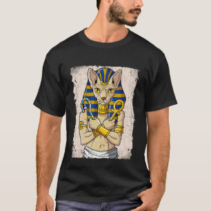 T-shirt Egypte Cat égyptien Sphynx Pharaoh