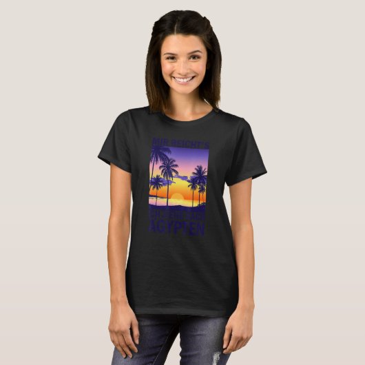 T-shirt Egypte Figurine Le Caire (Devant entier)