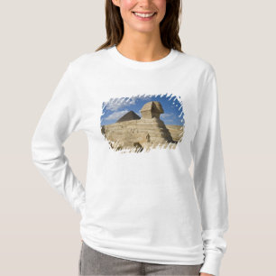 T-shirt Égypte, Gizeh. Le grand Sphynx s'élève au-dessus d