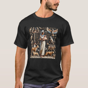 T-shirt Égypte Nounou Animaux Sacrés Hiéroglyphe Désert Gr