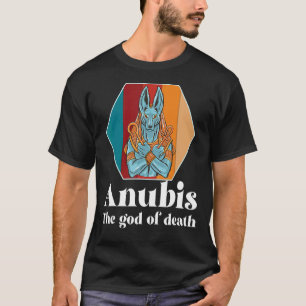 T-shirt Egypte Retro Anubis Egyptologie Dieu des morts Pha