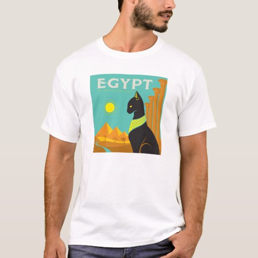 T-shirt Égypte | Terre du Pourcentage Feline (Devant)