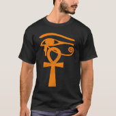 T-shirt Egyptian Eye Of Horus Ankh Egypt Archaeologist (Devant)