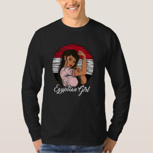 T-shirt Egyptian Flag Egypt Egyptian Girl