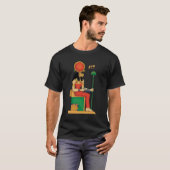 T-shirt égyptien de Sekhmet de déesse (Devant entier)