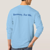 T-shirt EH à manches longues bleu clair (Dos)