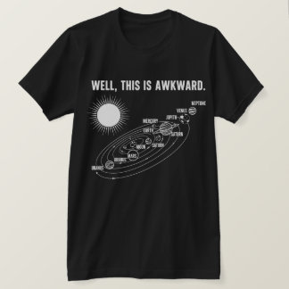 T-shirt Eh bien, c'est gênant Drôle Sarcasme Humour Citati