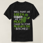 T-shirt Eh Bien Peignez-Moi Vert Et Appelez-Moi Un Cadeau (Design devant)