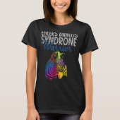 T-shirt Ehlers Danlos Syndrome Guerrier Eds Sensibilisatio (Devant)