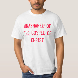 T-shirt Éhonté de l'évangile du Christ