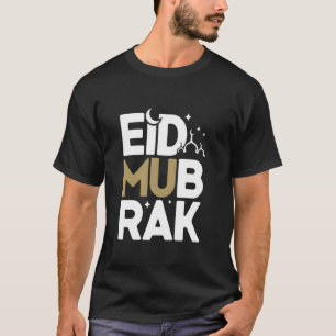 T-shirt Eid Moubarak, Vêtements Enfants Eid pour l'aide mu