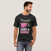 T-shirt Eight a saurus Dinosaur  Cute Kiddo Triceratops 1 (Devant entier)