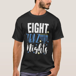 T-shirt Eight Nuits folles Noël Hannukah Fête juive