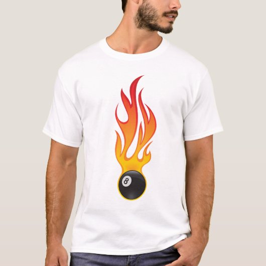 T-shirt eightballl flamboyant (Devant)