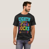 T-shirt Eighth Grade Rocks  Hello 8th Grade Back To School (Devant entier)