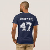 T-shirt Eighty Six 47 Style Sportif (Dos entier)