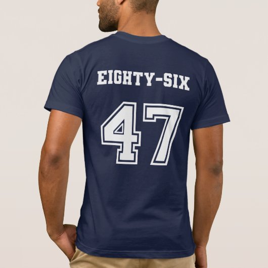 T-shirt Eighty Six 47 Style Sportif (Dos)