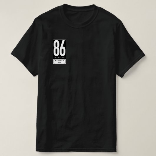 T-shirt Eighty Six Anime Logo Shirt (Design devant)