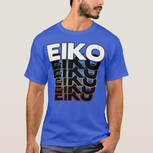 T-shirt Eiko drôle rétro vintage coucher de soleil Eiko 80