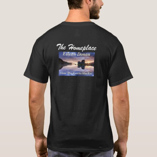 T-shirt Eilean Donan - Clans MacKenzie/MacRae (Dos)
