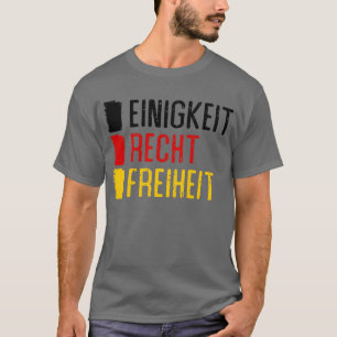 T-shirt Einigkeit Recht Freiheit Allemagne Moto