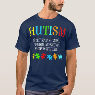 T-shirt Einstein Autism Awareness Autistic Autism Moms