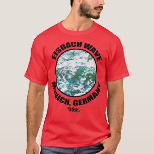 T-shirt Eisbach vague Munich Allemagne Surf