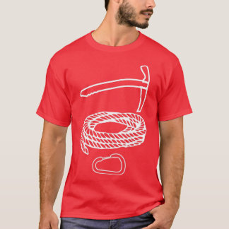 T-shirt Eisspitzhacke Escalade Rope Ice Climber 2