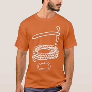 T-shirt Eisspitzhacke Escalade Rope Ice Climber 4