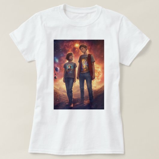 T-shirt "Ek Kahani Safed Rang Mein" (Design devant)