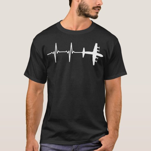 T-shirt EKG Heartbeat P3 Orion (Devant)