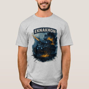 T-Shirt EKNAKHON Machine de Guerre Char Tactique