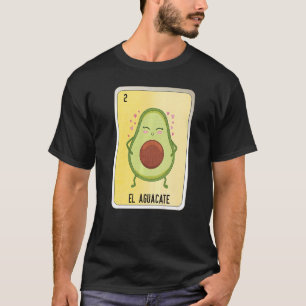 T-shirt El Aguacate Mexicaine Lotterie Cartes de Bingo